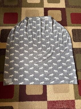 Copper Pear White Moose Print Cover